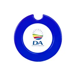 Round License Disc With Sticker - Royal Blue